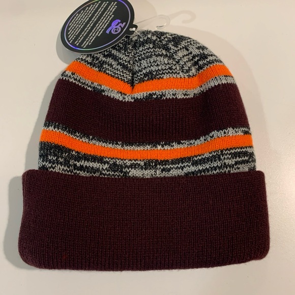 Virginia Tech Hokies ACC Gobblers Beanie Winter Knit Ski Hat Zephyr Brand New - Picture 6 of 7